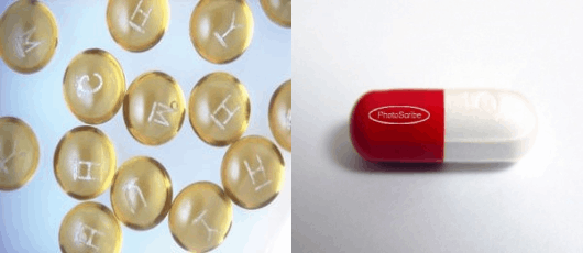 Micromarking on pills